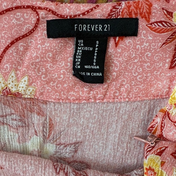 Forever 21 Pink Floral Maxi Skirt - Picture 4 of 4